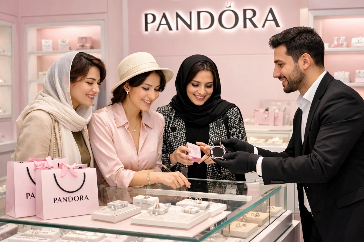 خرید انواع زیورآلات نقره از پاندورا ایران