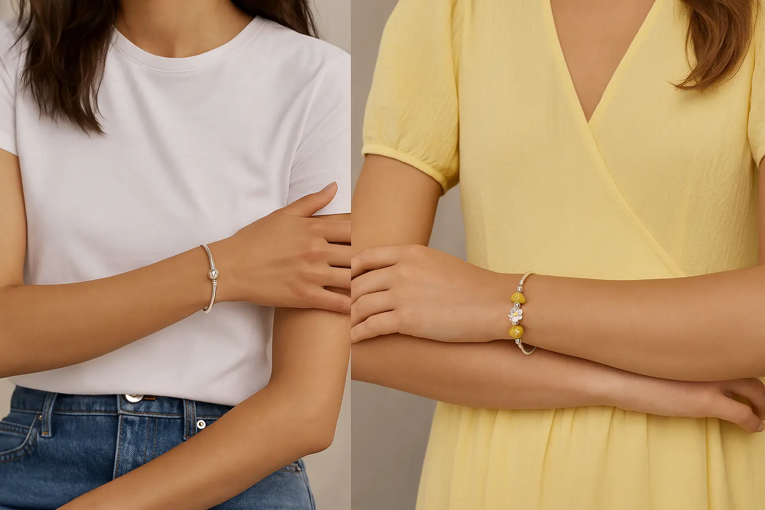 چطور با یک دستبند نقره ساده، استایل‌تان را لوکس کنید؟