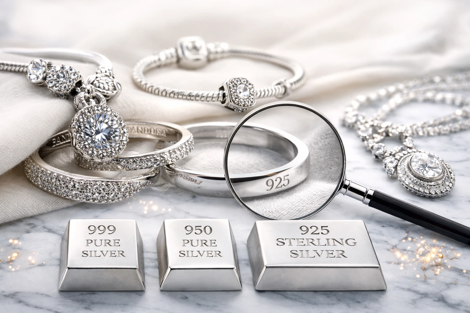 نقره استرلینگ (925 عیار) چیست؟ چرا استاندارد جهانی زیورآلات نقره است؟