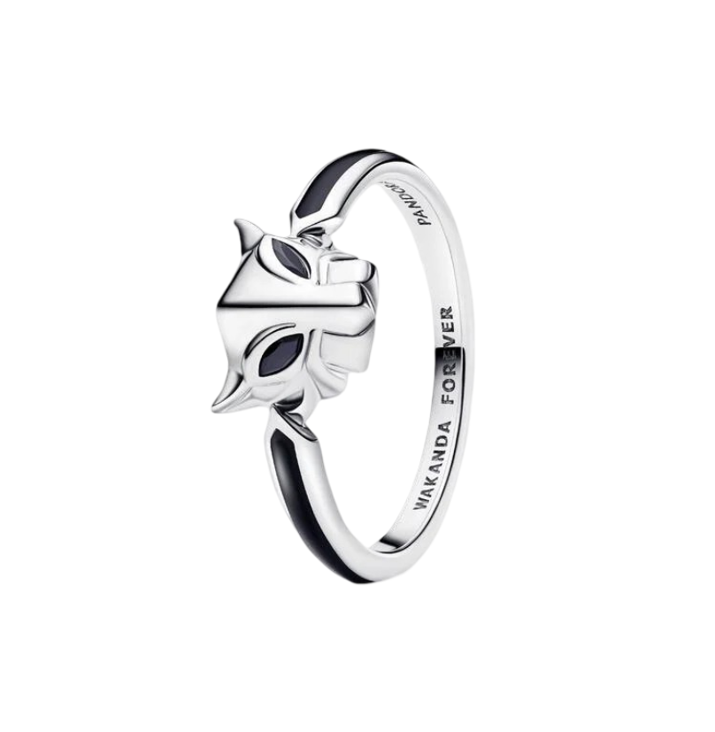 انگشتر نقره پاندورا مدل مارول بلک پنتر